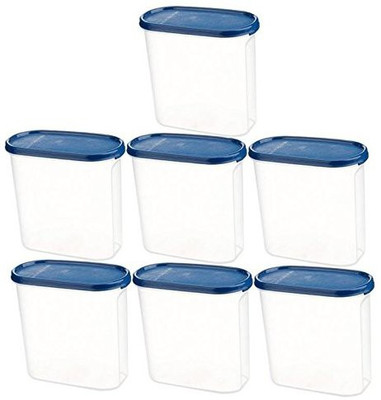 Signoraware Plastic Utility Container  - 1700 ml(Pack of 7, Blue)