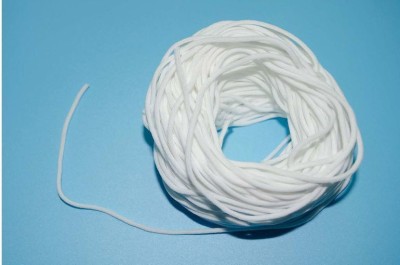 Sanjay Textile Elastic Thread and Cord White Elastic(300 m)