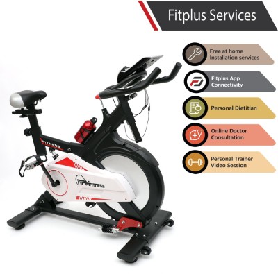 RPM Fitness RPM600 (30lbs Flywheel) with Free Diet Plan,Trainer & Installation Services Spinner Exercise Bike(Black)