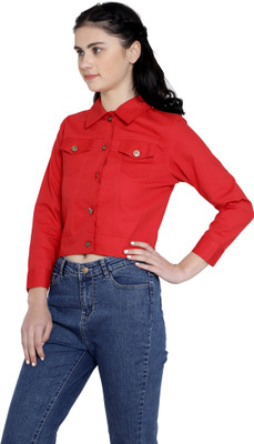STC 3/4th Sleeve Solid Women Jacket