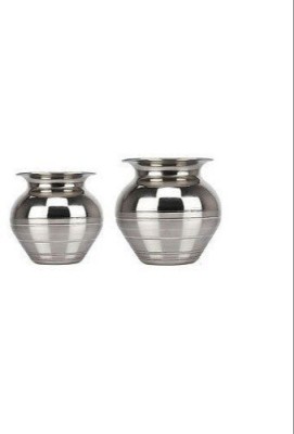 PARDEEP KHERA COMBO OF 750 ML AND 1000 ML LOTA/ KALASH Steel Kalash(Steel)