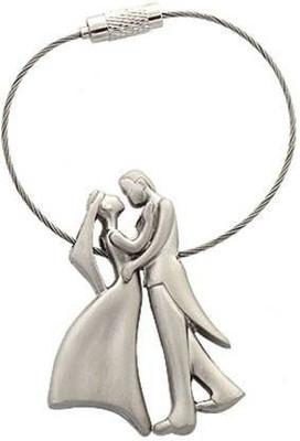 Vishu ENT Romantic Happiness Couple Silver Key ring, couple key chain Key Chain Key Chain