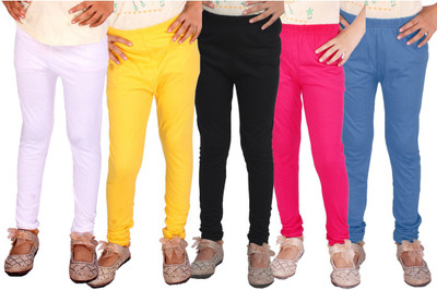 DIAZ Legging For Girls(Multicolor Pack of 5)
