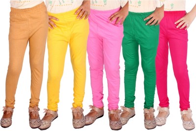 DIAZ Legging For Girls(Multicolor Pack of 5)