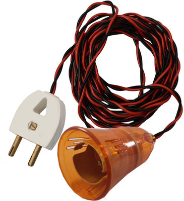 Hansh Fancy Hanging Bulb Holder with 2 Meter Flexible Wire Plastic Light Socket(Pack of 1)