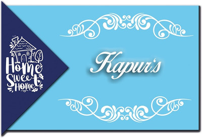 Midas Craft Polypropylene Quotes Name Plate(Blue)