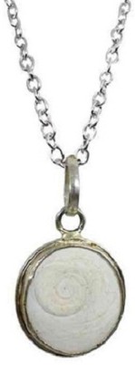 Jaipur Gemstone gomati stone pendant natural gomati chakra locket locket for women & men Silver Stone
