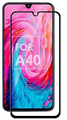 MaxR Edge To Edge Tempered Glass for SAMSUNG GALAXY A40(Pack of 1)