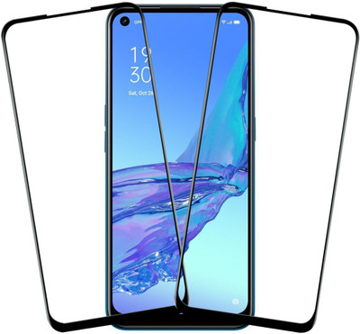 VAlight Edge To Edge Tempered Glass for OPPO A53(Pack of 2)
