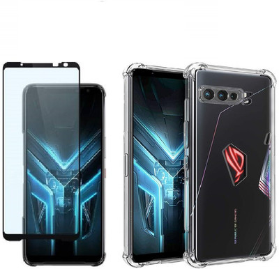 Cover Alive Edge To Edge Tempered Glass for Asus Rog Phone 3(Pack of 2)