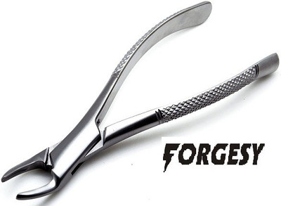 Forgesy Forceps No. 150 Upper Incisors Root Teeth Dental Extraction Tissue Forceps