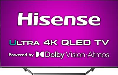 Hisense U7QF Series 164 cm (65 inch) QLED Ultra HD (4K) Smart Android TV Full Array Dolby Vision &amp; ATMOS  (65U7QF)