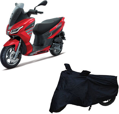 Adhvik Two Wheeler Cover for Aprilia(Black)