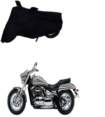 RONISH Two Wheeler Cover for Suzuki(Intruder, Black)