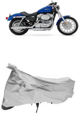 RONISH Two Wheeler Cover for Universal For Bike(XL 883, Silver)