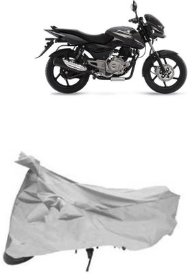 RONISH Two Wheeler Cover for Bajaj(Pulsar 150, Silver)