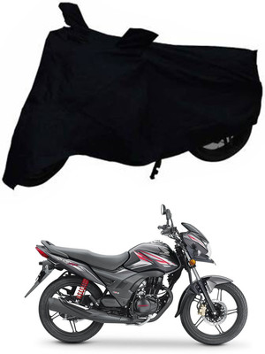 RONISH Two Wheeler Cover for Honda(CB Shine SP, Black)