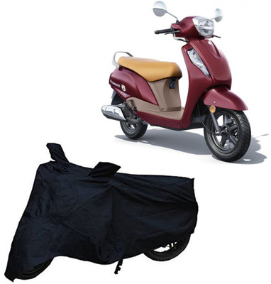 Utkarsh Two Wheeler Cover for Suzuki(Access 125, Black)
