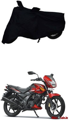 RONISH Two Wheeler Cover for TVS(Flame DS 125, Black)