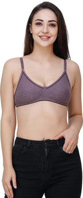 Docare Women T-Shirt Non Padded Bra(Purple)