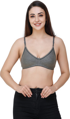 Docare Women T-Shirt Non Padded Bra(Green)