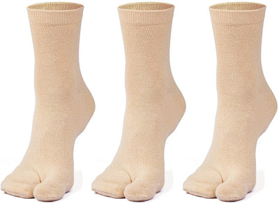 Bodiclap Women Solid Ankle Length, Peds/Footie/No-Show, Low Cut(Pack of 3)