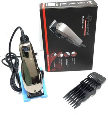 pro gemei GM-1030 Trimmer 480 min  Runtime 3 Length Settings(Silver)
