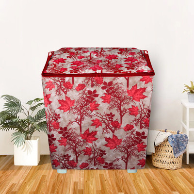 E-Retailer Semi-Automatic Washing Machine  Cover(Width: 84 cm, Red)