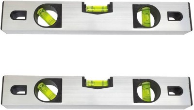 DUMDAAR 2 pcs 12inch spirit level carpenter's level Spirit level Magnetic Carpenter's Level(30 cm)