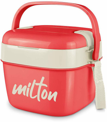 MILTON Cubic Small Tiffin Box, 800 ml 2 Containers Lunch Box(800 ml, Thermoware)