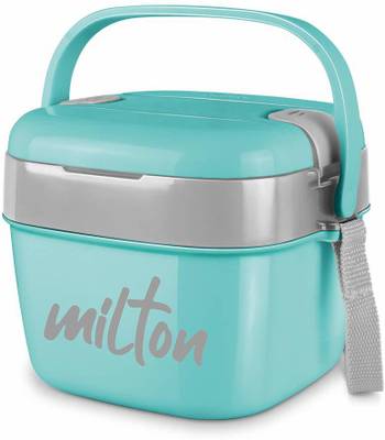 MILTON Cubic Small Tiffin Box, 800 ml 2 Containers Lunch Box  (800 ml)