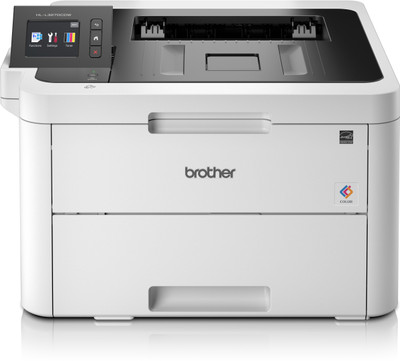 Brother HL-L3270CDW Single Function Color Laser Printer (White, Toner Cartridge)