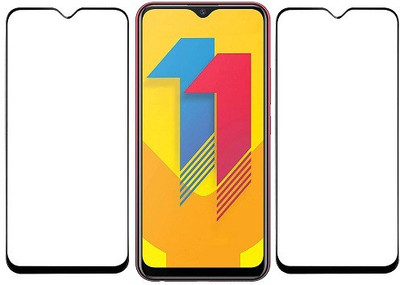 KARTRAY Edge To Edge Tempered Glass for Vivo Y11(Pack of 2)