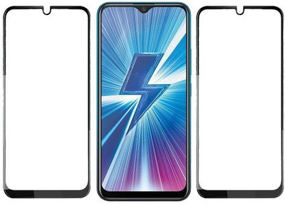 KARTRAY Edge To Edge Tempered Glass for Vivo Y17(Pack of 2)