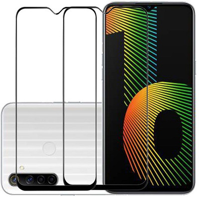 KARTRAY Edge To Edge Tempered Glass for Realme Narzo 10(Pack of 2)