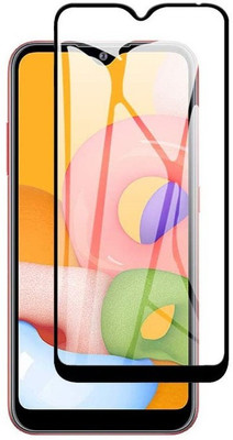FITSMART Edge To Edge Tempered Glass for Samsung Galaxy A01(Pack of 1)