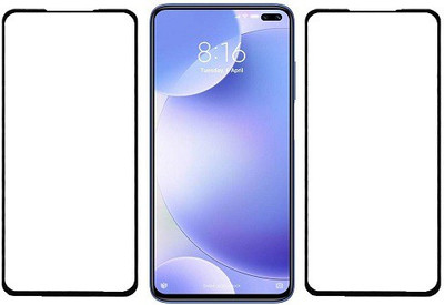 KARTRAY Edge To Edge Tempered Glass for Poco X2(Pack of 2)