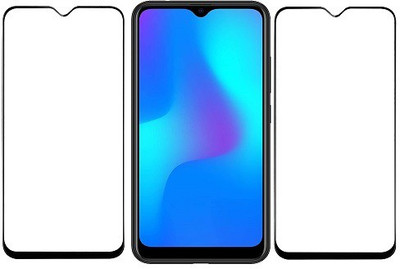 KARTRAY Edge To Edge Tempered Glass for Panasonic Eluga l8(Pack of 2)
