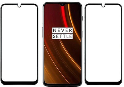 KARTRAY Edge To Edge Tempered Glass for OnePlus 6T(Pack of 2)