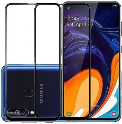 KARTRAY Edge To Edge Tempered Glass for Samsung Galaxy A60(Pack of 2)