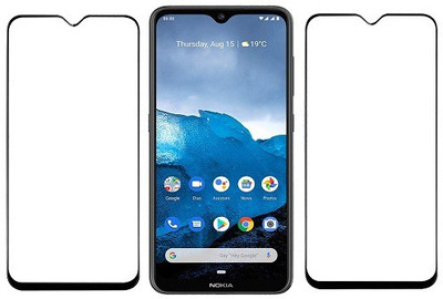 KARTRAY Edge To Edge Tempered Glass for Nokia 6.2(Pack of 2)
