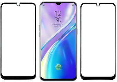 KARTRAY Edge To Edge Tempered Glass for Realme XT(Pack of 2)