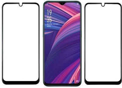 KARTRAY Edge To Edge Tempered Glass for OPPO R17 Pro(Pack of 2)
