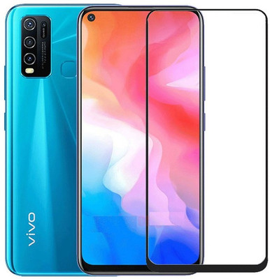 SmartLike Edge To Edge Tempered Glass for vivo Y30(Pack of 1)