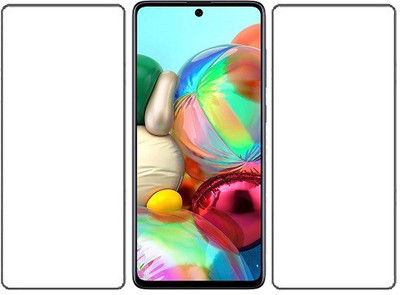 KARTRAY Tempered Glass Guard for Samsung Galaxy A71(Pack of 2)