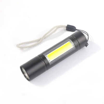 GLOWISH GL1810 Torch(Black, 10 cm, Rechargeable)