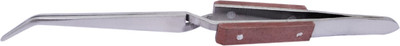 Scorpion Fiber Grip Tweezers Cross Lock Curved