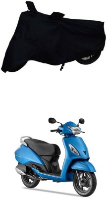 RONISH Two Wheeler Cover for TVS(Jupiter, Black)