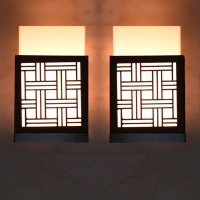 Zuper Uplight Wall Lamp Without Bulb(Pack of 2)