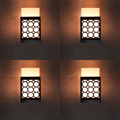 H.R. Enterprises Uplight Wall Lamp Without Bulb(Pack of 4)
